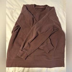 Lululemon perfectly oversized crew - espresso brown